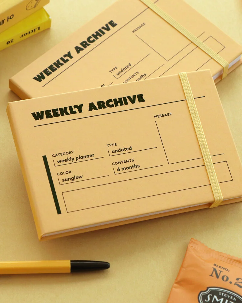 ICONIC Weekly Archive Planner (6 months) - Office Supplies - View 1
